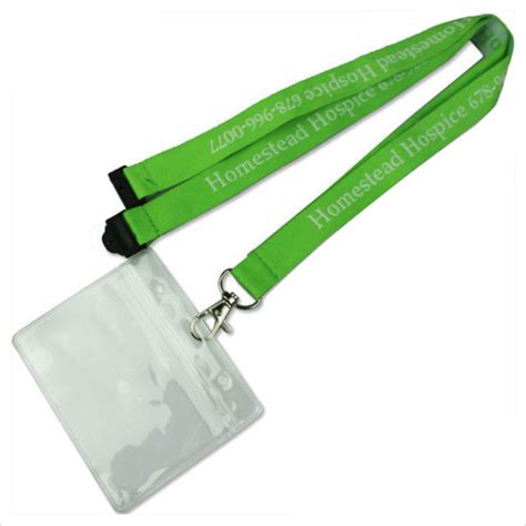 Id Card Holder Lanyard Green Personalized Quality Id Card Holder Lanyard