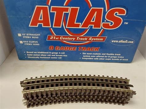 Atlas O 3 Rail Track 054 Inch Curves 6060 5 Pieces Kn 89 Ebay