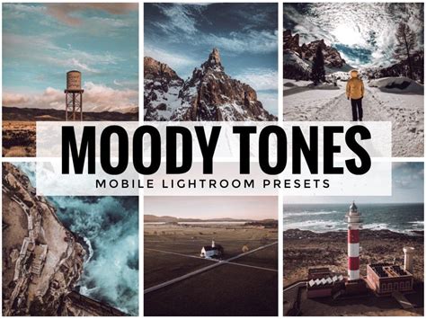 Choose from an auto adjustment or other tools to make how to edit photos in lightroom. 4 Moody Tones Mobile Lightroom Presets, Mobile Presets ...