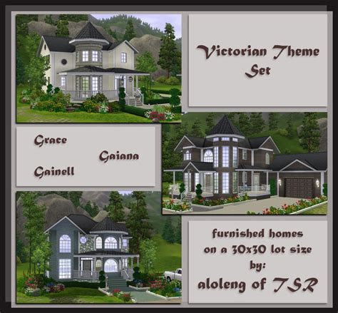 The Sims Resource Victorian Theme Set