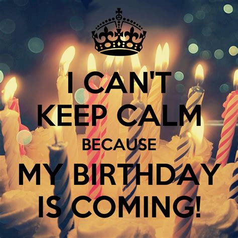 I CAN T KEEP CALM BECAUSE MY BIRTHDAY IS COMING Poster Anushka Keep Calm O Matic