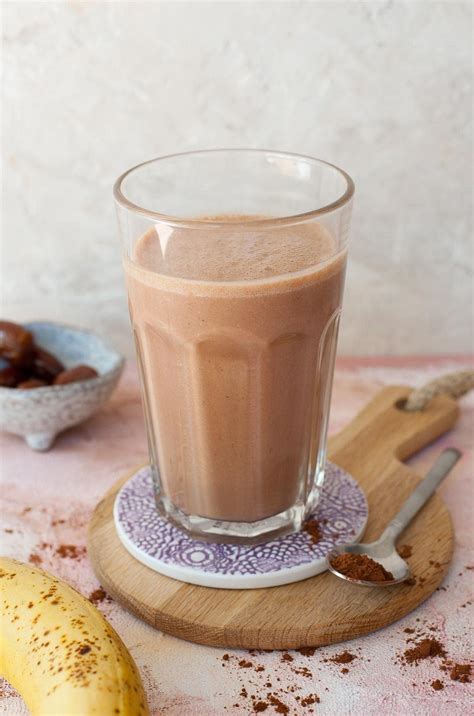 Chocolate Peanut Butter Banana Smoothie Everyday Delicious