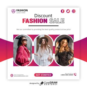 Download Fashion Sale Discount Poster Vector Design For Free Coreldraw Design Download Free