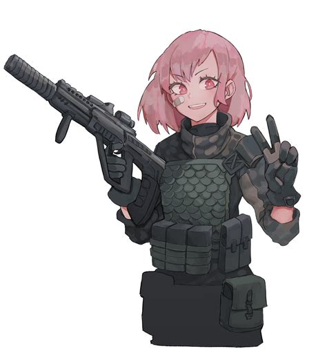 Csgo Anime Manga Soldier Girl Kiritzugu のイラスト