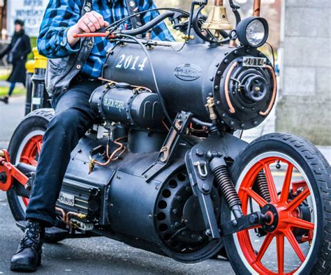 Steam Powered Motorcycle
