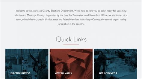 Maricopa County Unveils Elections Website Designed To Improve Ease Of