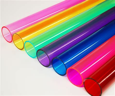 Colored Acrylic Tubes, Colored Plastic Tubes, Plastic Tubes | Acrylic tube, Acrylic rod, Acrylic ...