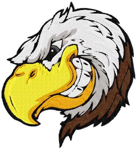 Eagle Mascot Free Embroidery Design Eagle Mascot Eagle Cartoon