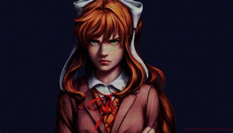 Monika Angry 2 By Hunnby On Deviantart