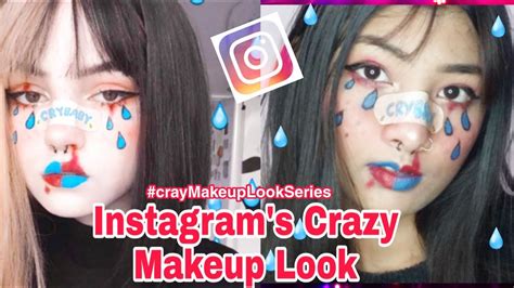 I Tried Instagrams Crazy Makeup Look 🦄🙆‍♀️ Sfx Makeup Tutorial Youtube