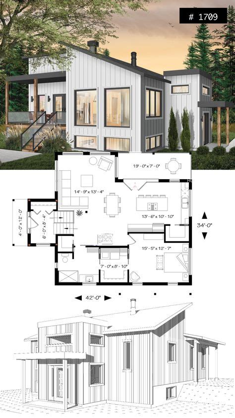 56 Best Scandinavian House Plan Images In 2020 House Drummond House