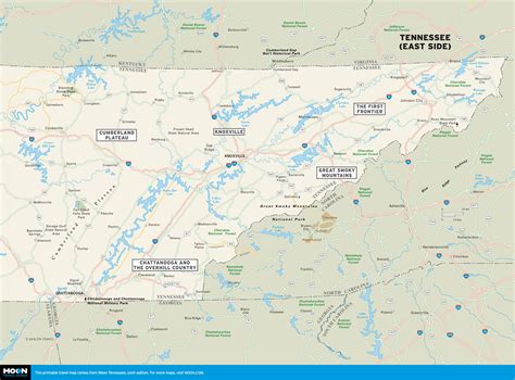 Map Of East Tennessee Cities World Map