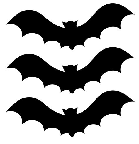 7 Best Images Of Halloween Bat Stencil Cutouts Printable