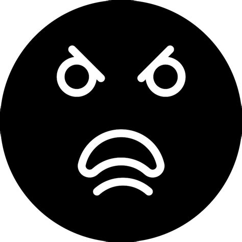 Angry Face Emoji Icon Png And Svg Vector Free Download