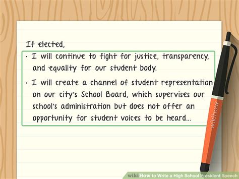 From kennedy to carter to obama, find the best preidential speeches here. How to Write a High School President Speech (with Sample ...