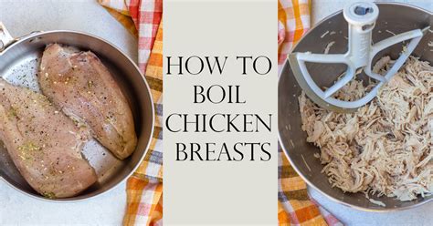 If you have to layer the chicken to make it all fit, then it's best to switch to a bigger pot. How to Boil Chicken Breasts | Confessions of a Baking Queen