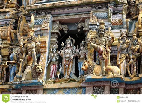Hindu Temple Of Colombo In Sri Lanka Stock Photo Image Of Colombo
