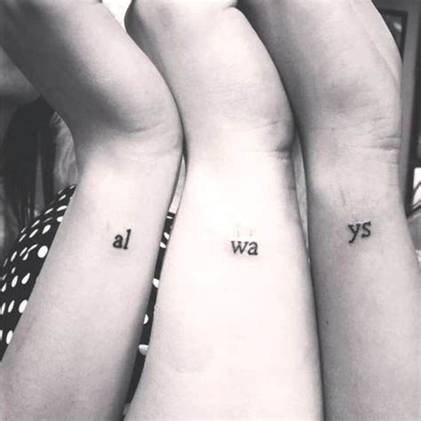 Add your names, share with friends. 42 Coolest Matching BFF Tattoos That Prove Your Friendship ...