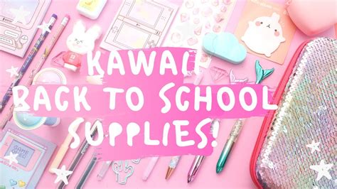 Kawaii Back To School Supplies Must Haves Available On Stationary Stash