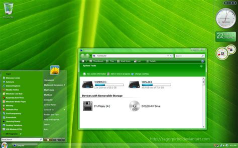 Vista Live Green For Xp By Sagorpirbd On Deviantart