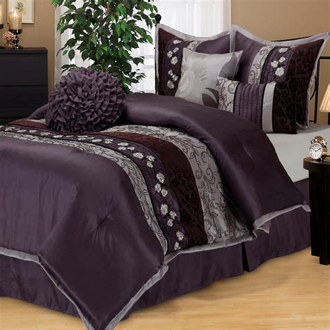 Riley Comforter Set Bed Bath And Beyond Comforter Sets Purple