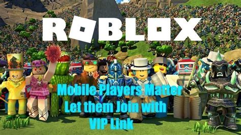 How to join a empty roblox server on mobile! Petition · Roblox-Let Mobile Players Join VIP server with the link · Change.org