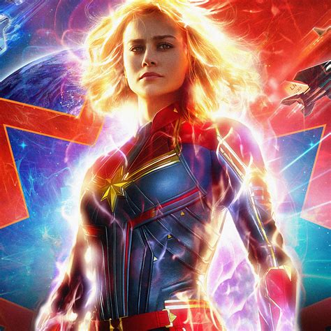 X Resolution Captain Marvel Official Poster X