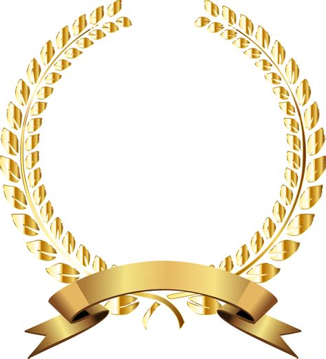 Download Golden Laurel Wreath Royalty Free Vector Graphic Pixabay