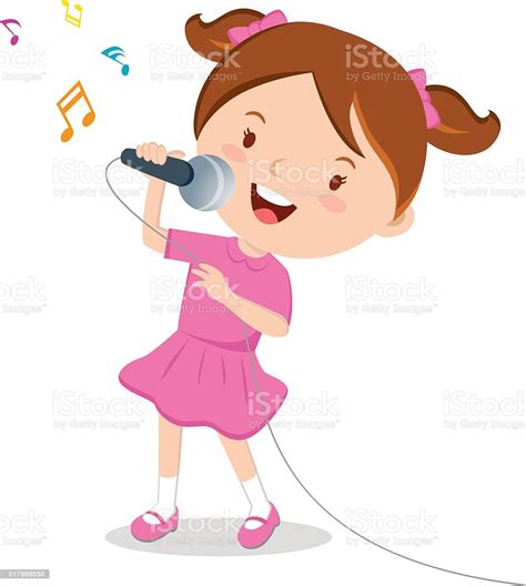 Girl Singing Stock Illustration Download Image Now Istock