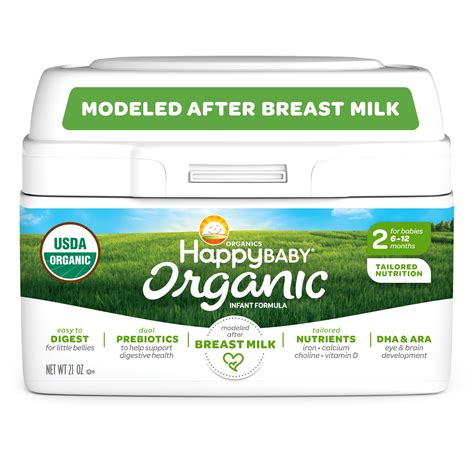 Happy Baby Organics, Stage 2 Organic Infant Formula with Iron Milk