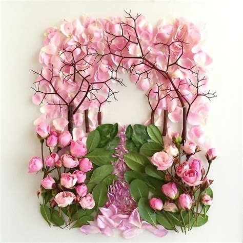 Charming Art Objects 68 Combinations Of Flowers And Leaves As