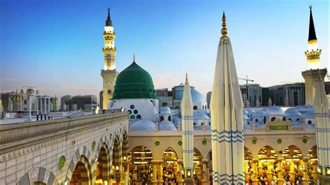 Al masjid an nabawi is a 989x562 hd wallpaper picture for your desktop, tablet or smartphone. Mescid-i Nebevi'den Muhteşem Bir Ezan (Masjid Al-Nabawi ...