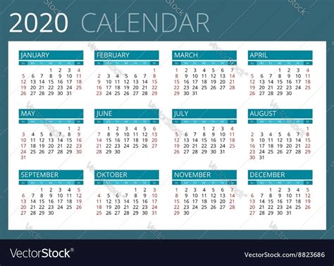 Calendar Week 2020 Calendar 2020 With World Map Week Starts On Monday