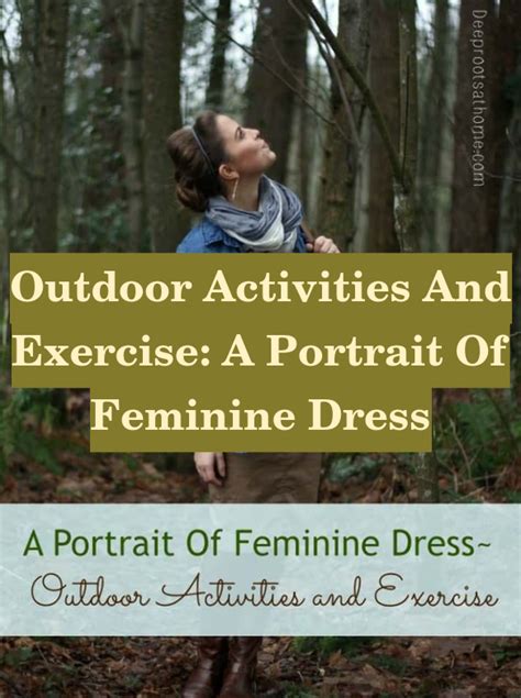 Outdoor Activities And Exercise A Portrait Of Feminine Dress