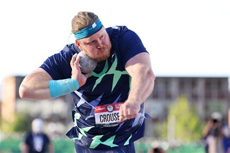 ryan crouser sets world record in shot put at u s olympic trials for track and field day 1