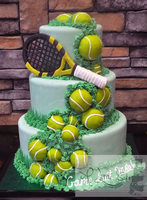 12 x 9 rectangular cake feeds 40 people price is based on a vanilla sponge. Some tennis themed cakes-Tennis cake ideas