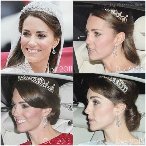 Kate The Duchess Of Cambridge Tiara Four Times In All Since Marriage