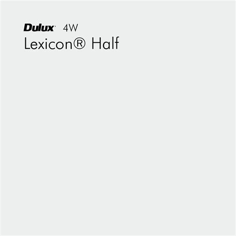 Lexicon Half Dulux Colour Color Forecasting Dulux