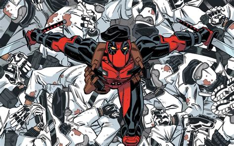 Wallpaper Deadpool Marvel Wade Wilson Art Comics Hd Widescreen