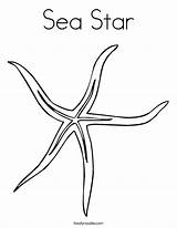 Starfish Coloring Sea Star Drawing Outline Fish Template Clip Clipart Getdrawings Printable Twistynoodle Skinny Built California Noodle Usa Library sketch template