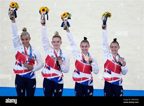 Team Britain Comprising Of Jennifer Gadirova Jessica Gadirova Alice