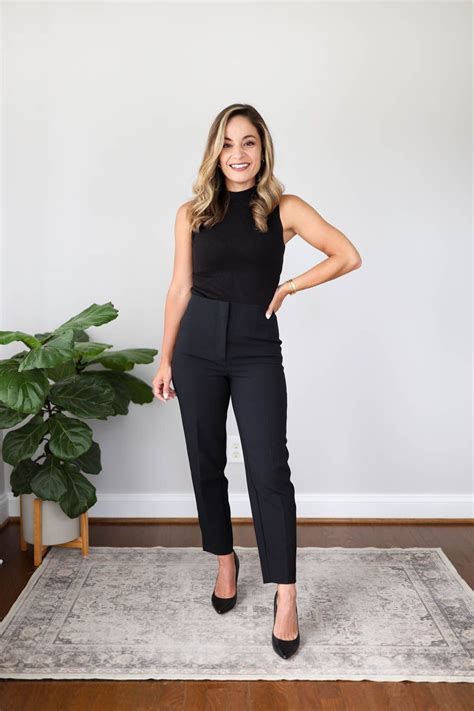 Black Outfits For Work Pumps And Push Ups Black Work Outfit Office