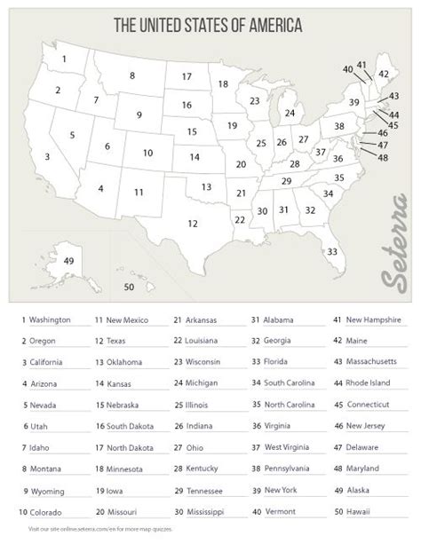 Here is a free printable quiz to give them on a weekly basis, or simply whenever you'd like to find out what they remember. Us Map States Quiz the us 50 states printables map quiz game 500 X 647 pixels | Map quiz, United ...
