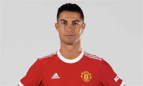 Photos First Snaps Of Cristiano Ronaldo Posing In Man Utd Kit After