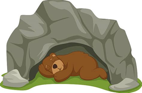 Royalty Free Bear Cave Clip Art Vector Images And Illustrations Istock