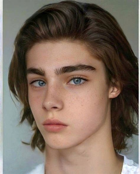 Gorgeous Teenage Guys Boy Models Long Hair Styles Men Boy