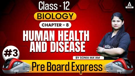 Class 12th Biology Chapter 8 Human Health And Disease Part 3 By