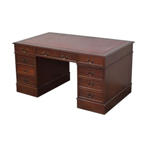74 off pedastal nine drawer desk tables