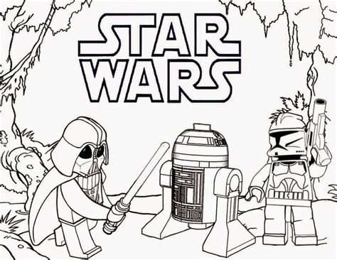 Lego Star Wars Coloring Pages - Best Coloring Pages For Kids | Star