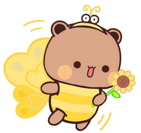 Pin By Maricruz On Couple Wallpaper Cute Bear Drawings Cute Anime